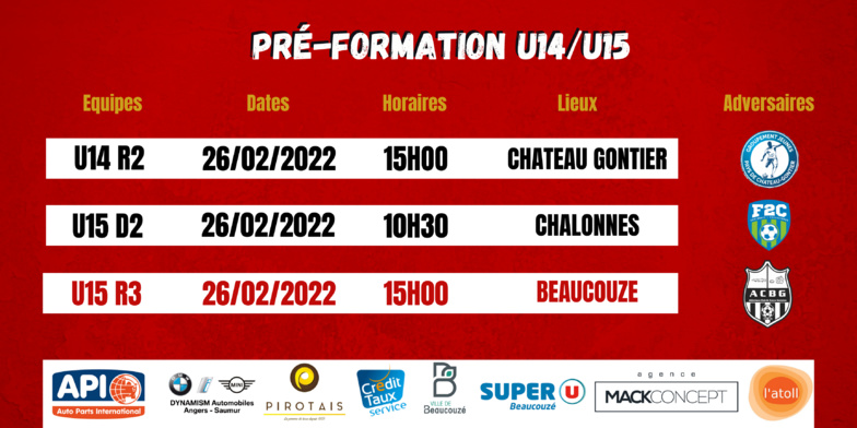 Agenda du week-end !