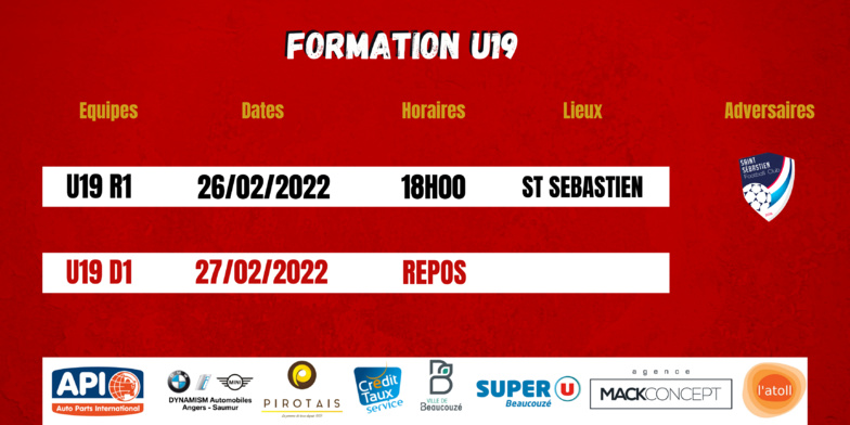 Agenda du week-end !