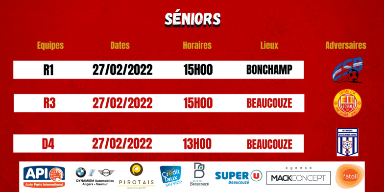 Agenda du week-end !