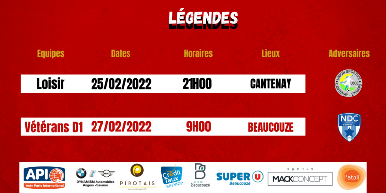 Agenda du week-end !