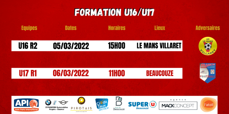 Agenda du week-end !