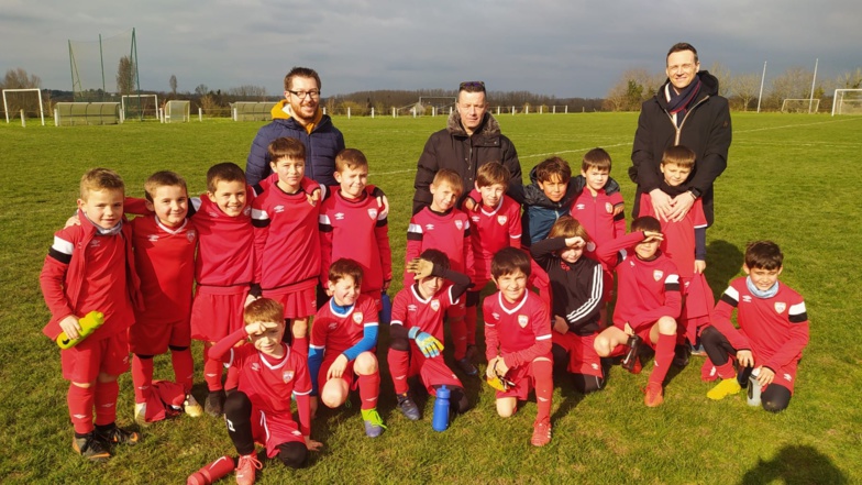 Nos U9 en plateau à Denée