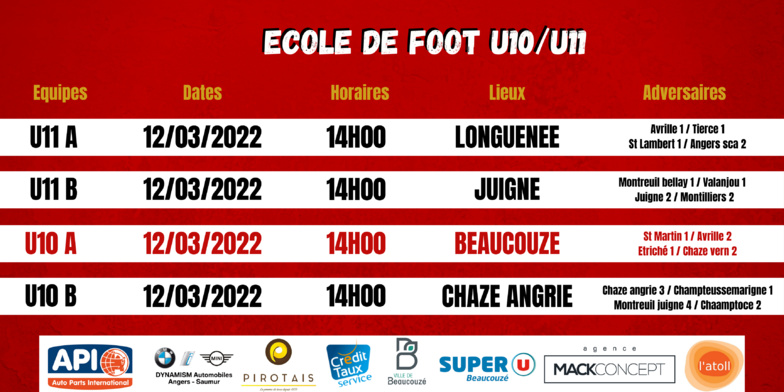 Agenda du week-end !
