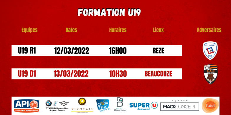 Agenda du week-end !