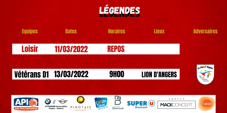 Agenda du week-end !