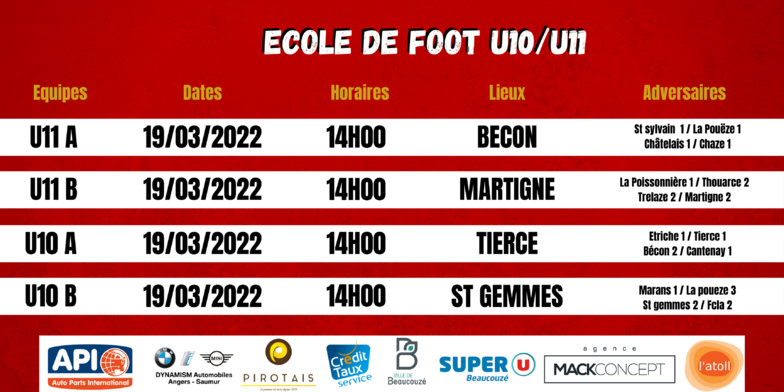 Agenda du week-end !