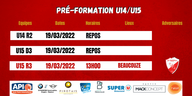 Agenda du week-end !