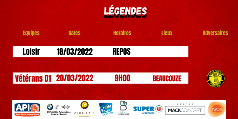 Agenda du week-end !