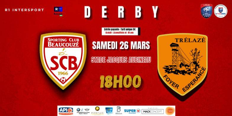 Tous à Aubineau pour le Derby !