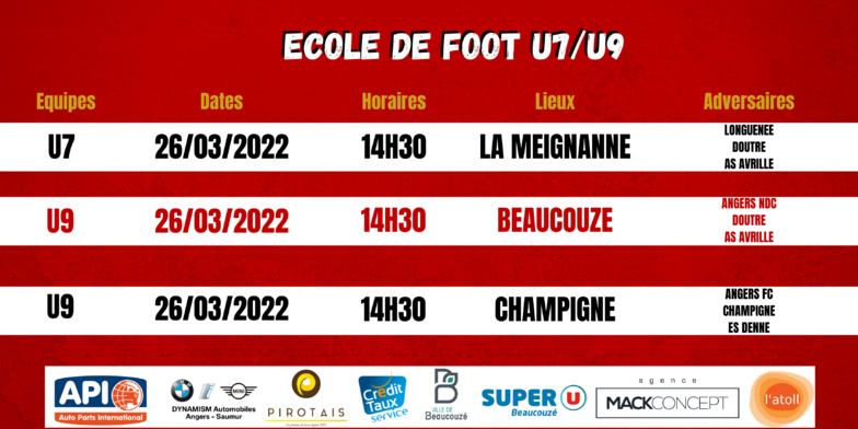 Agenda du week-end !