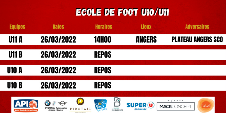 Agenda du week-end !