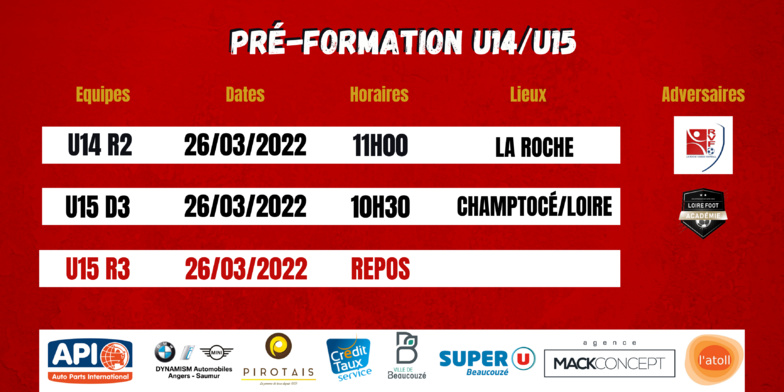 Agenda du week-end !