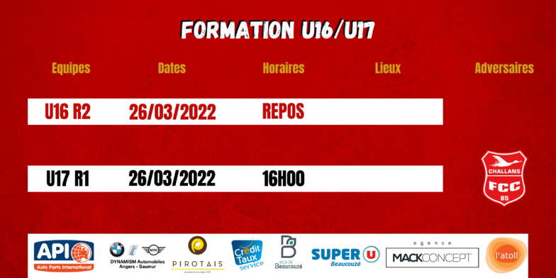Agenda du week-end !