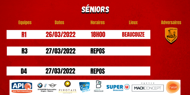 Agenda du week-end !