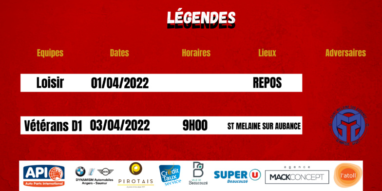 Agenda du week-end !