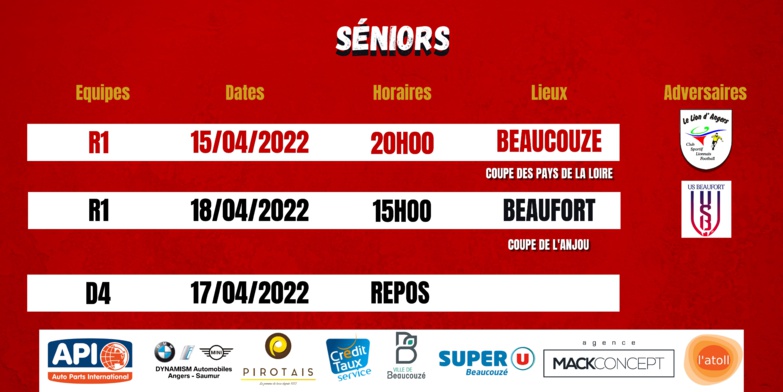 Agenda du week-end !