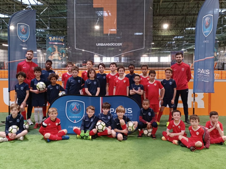 Les U6-U7 et U11 ont joué la PSG Académy !