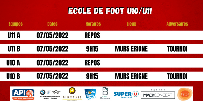 Agenda du week-end !
