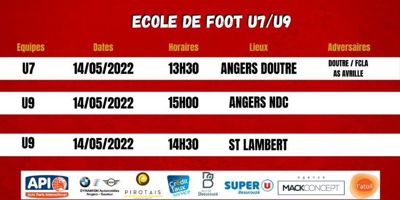 Agenda du week-end !