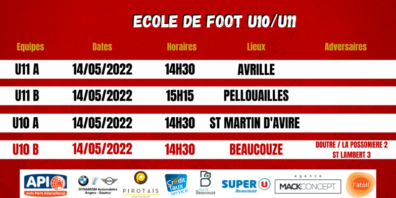 Agenda du week-end !