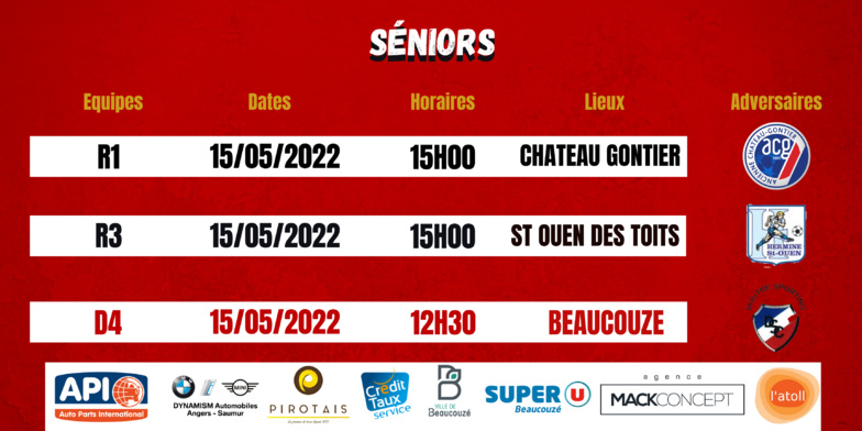 Agenda du week-end !