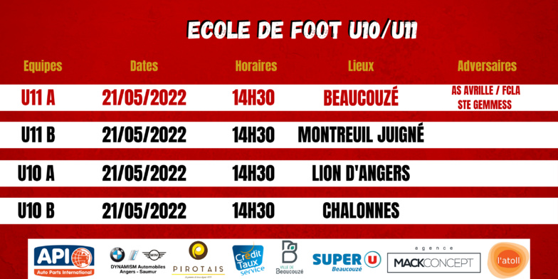 Agenda du week-end !