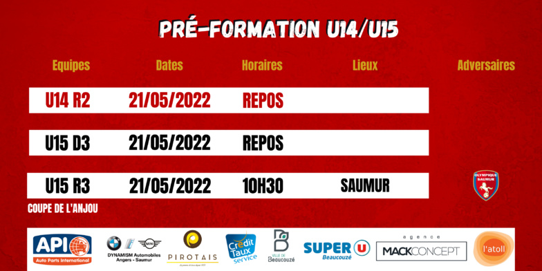 Agenda du week-end !
