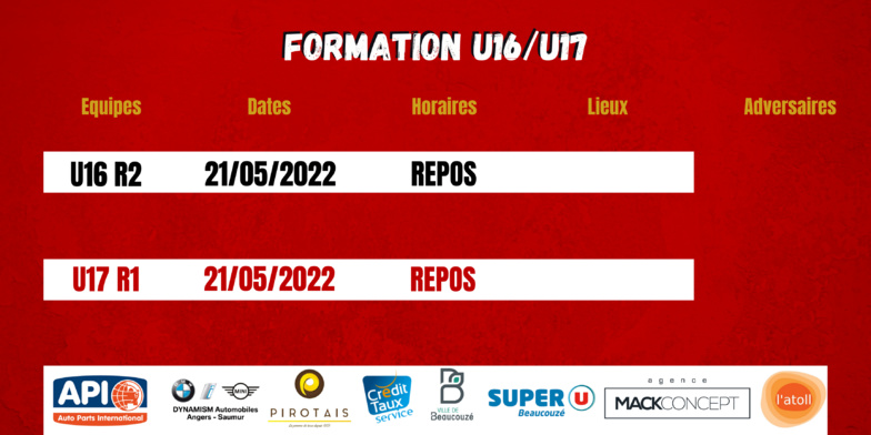 Agenda du week-end !