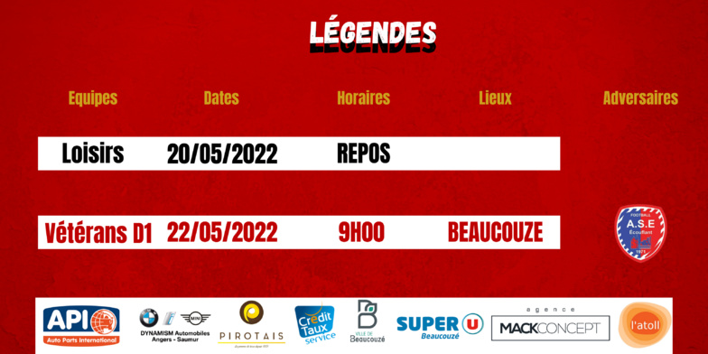 Agenda du week-end !