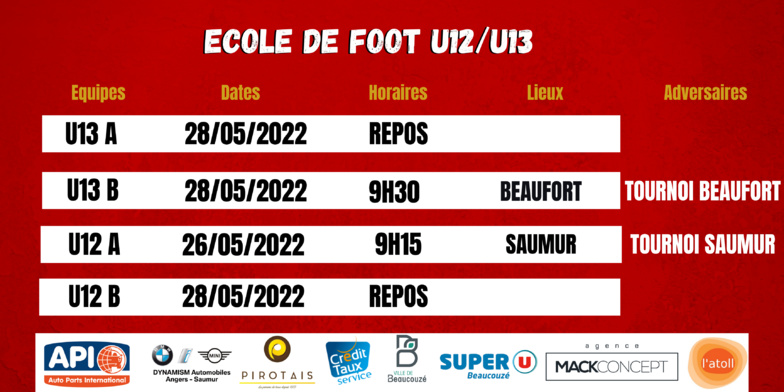 Agenda du week-end !