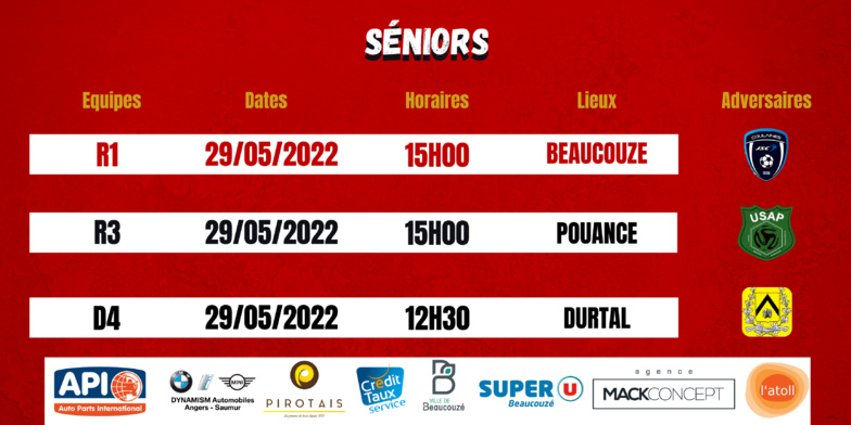 Agenda du week-end !