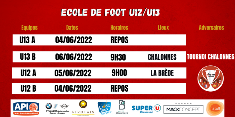Agenda du week-end !