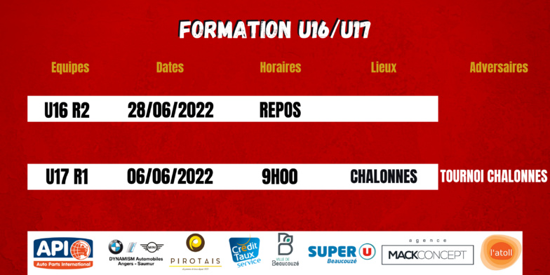 Agenda du week-end !