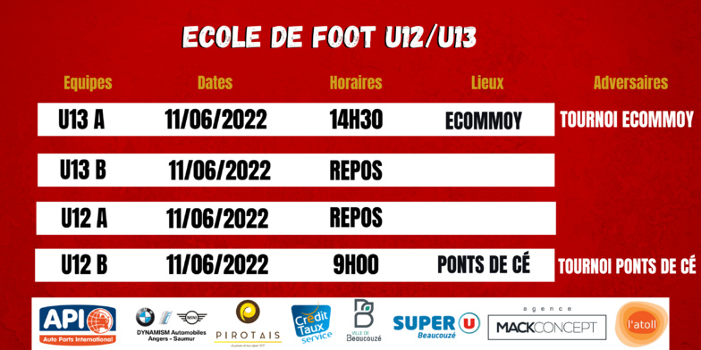 Agenda du week-end !
