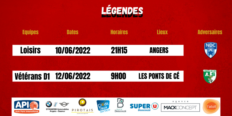 Agenda du week-end !