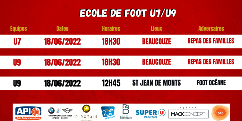 Agenda du week-end !