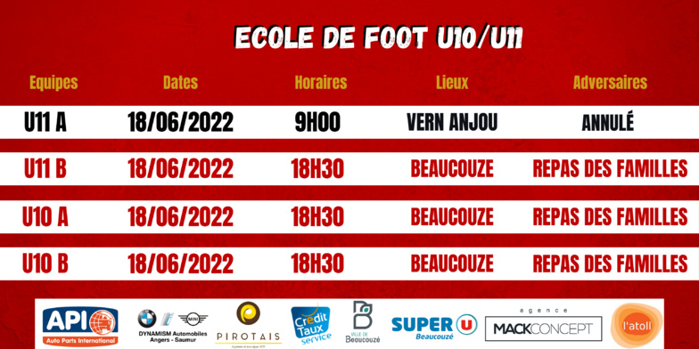 Agenda du week-end !