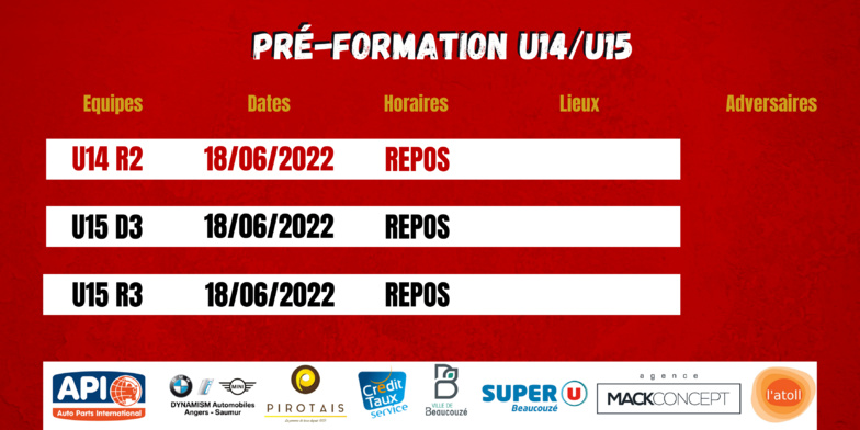 Agenda du week-end !