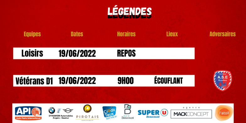 Agenda du week-end !