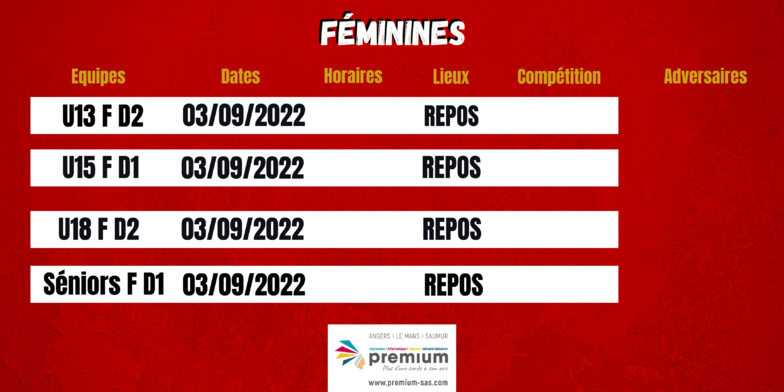 Agenda du week-end !
