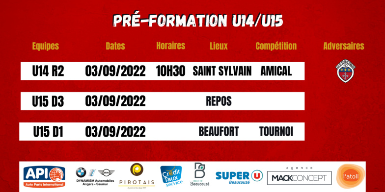 Agenda du week-end !