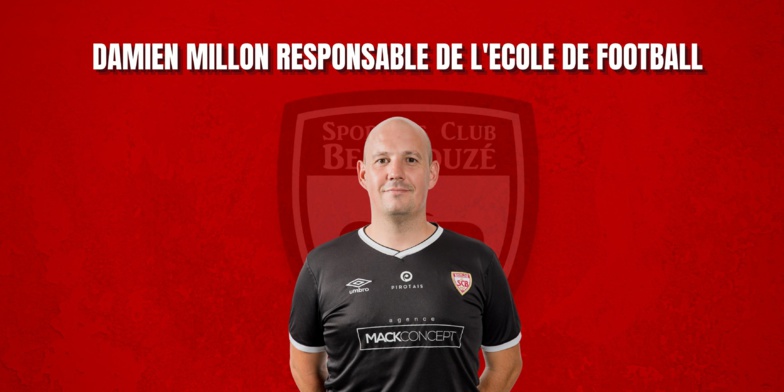 Ecole de Football - Damien Millon succède à Henri Pigeau !