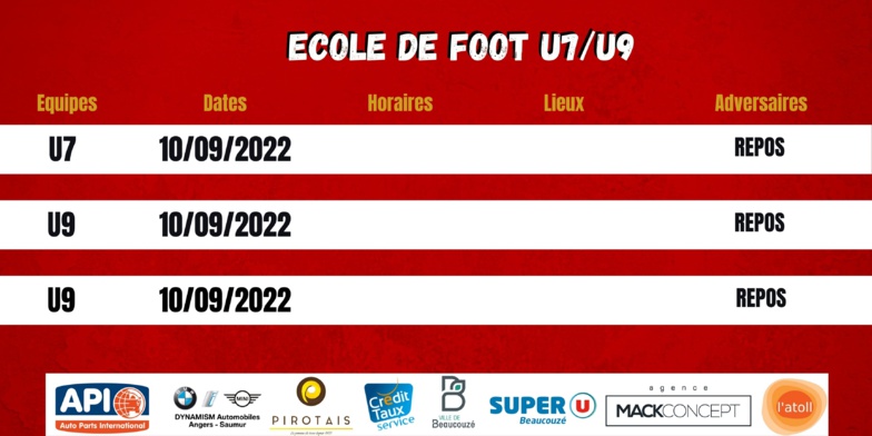 Agenda du week-end !