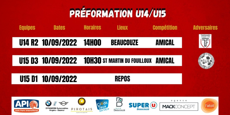 Agenda du week-end !