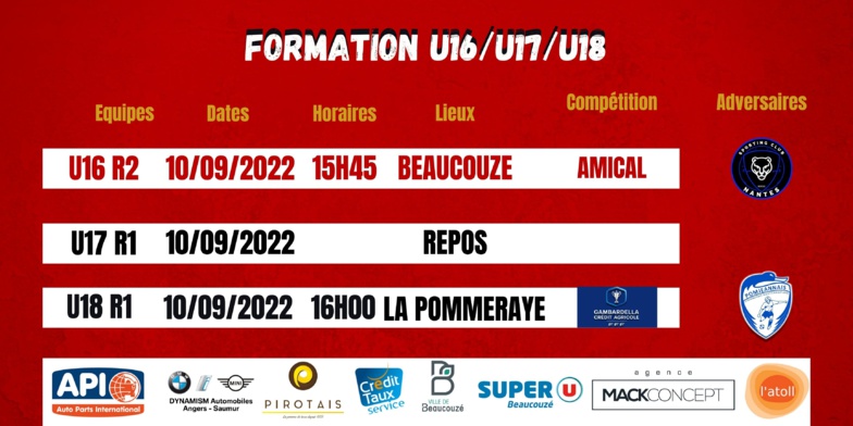 Agenda du week-end !