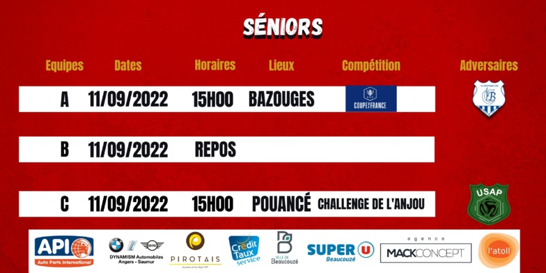 Agenda du week-end !