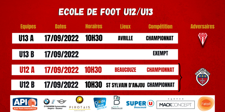 Agenda du week-end !