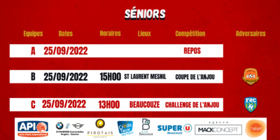 Agenda du week-end