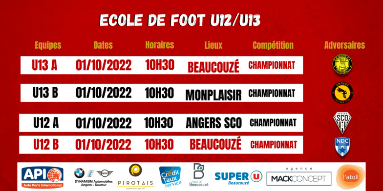 Agenda du week-end !