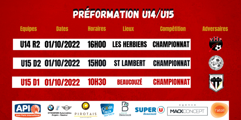 Agenda du week-end !